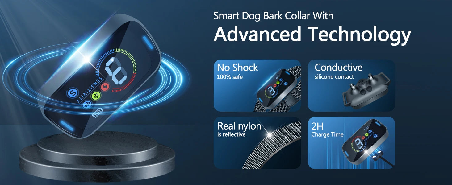 Smart Anti-Bark Dog Collar