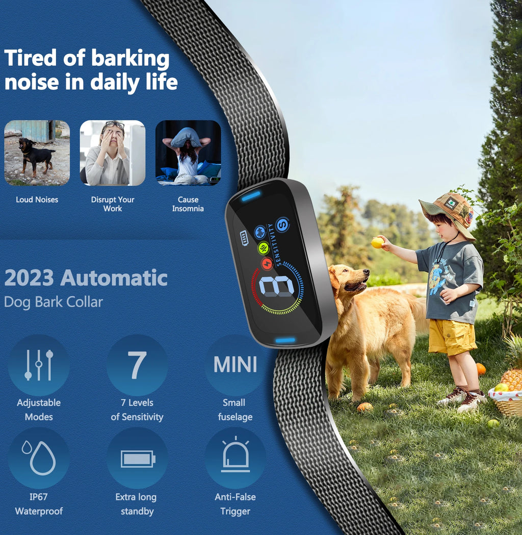 Smart Anti-Bark Dog Collar