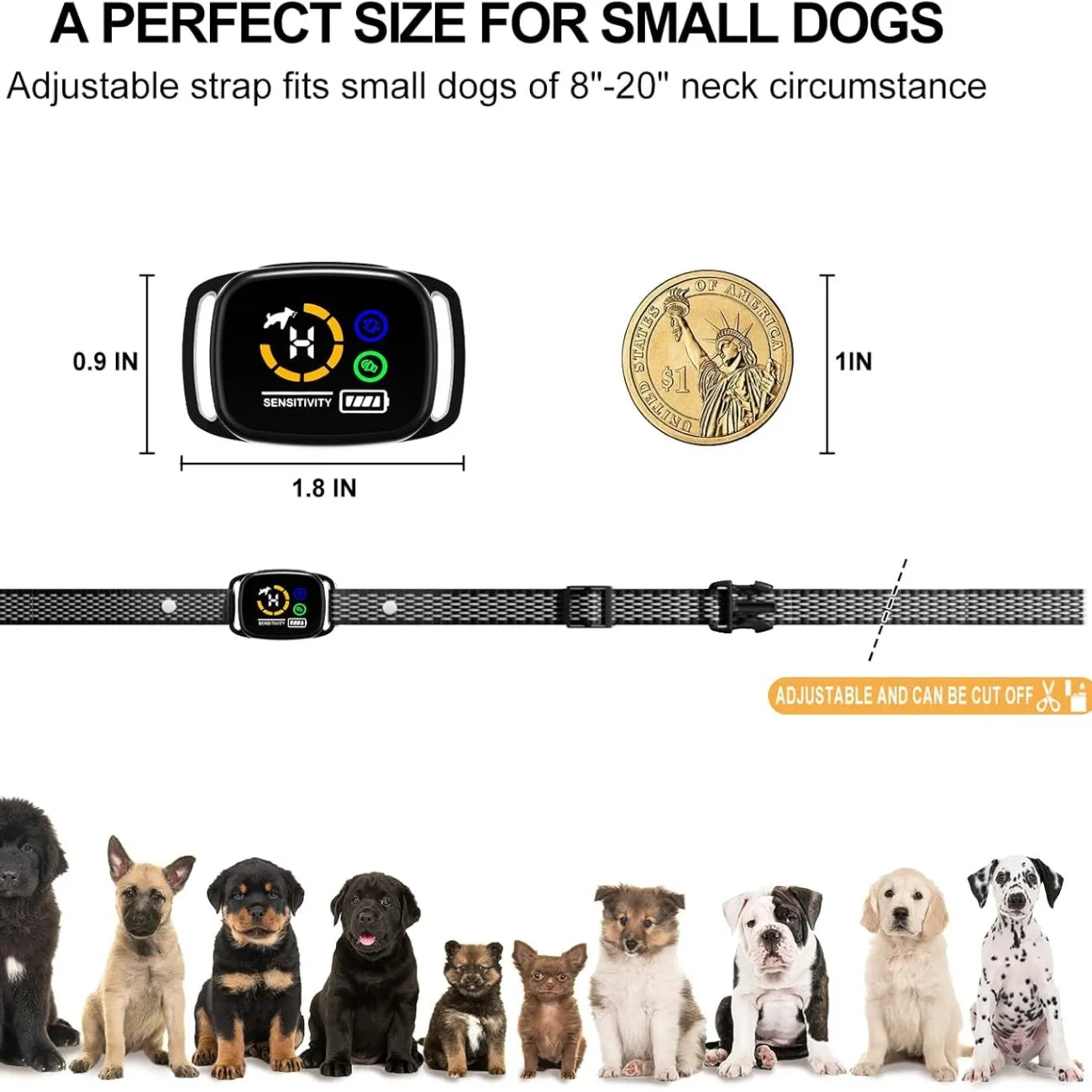 No-Shock Smart Bark Collar