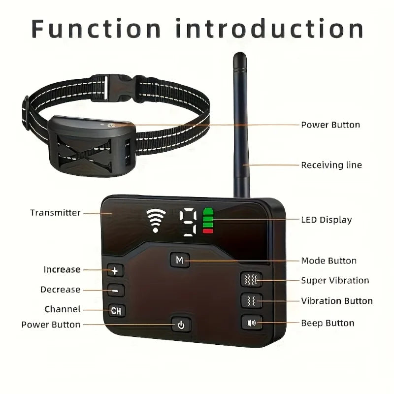 Wireless Fence Training Collar