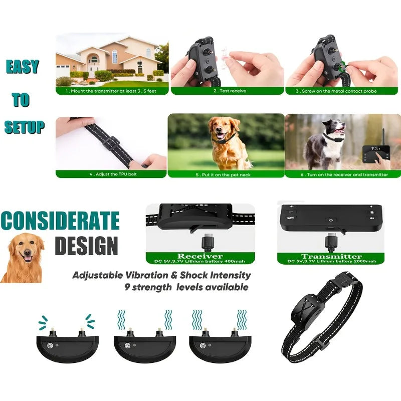 Wireless Fence Training Collar