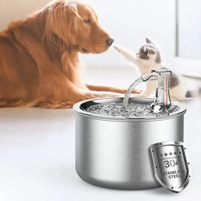 Stainless Steel Pet Water Dispenser (2L)