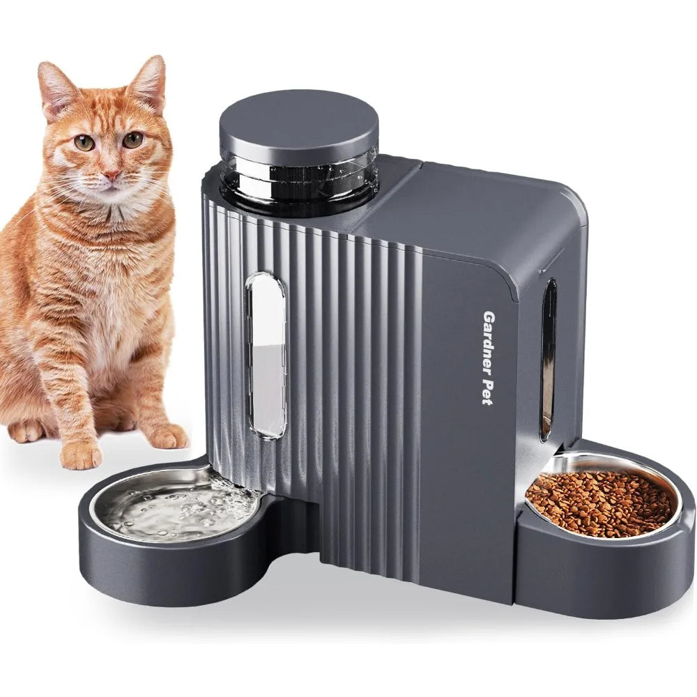 Gravity Pet Feeder & Water Set (Steel)