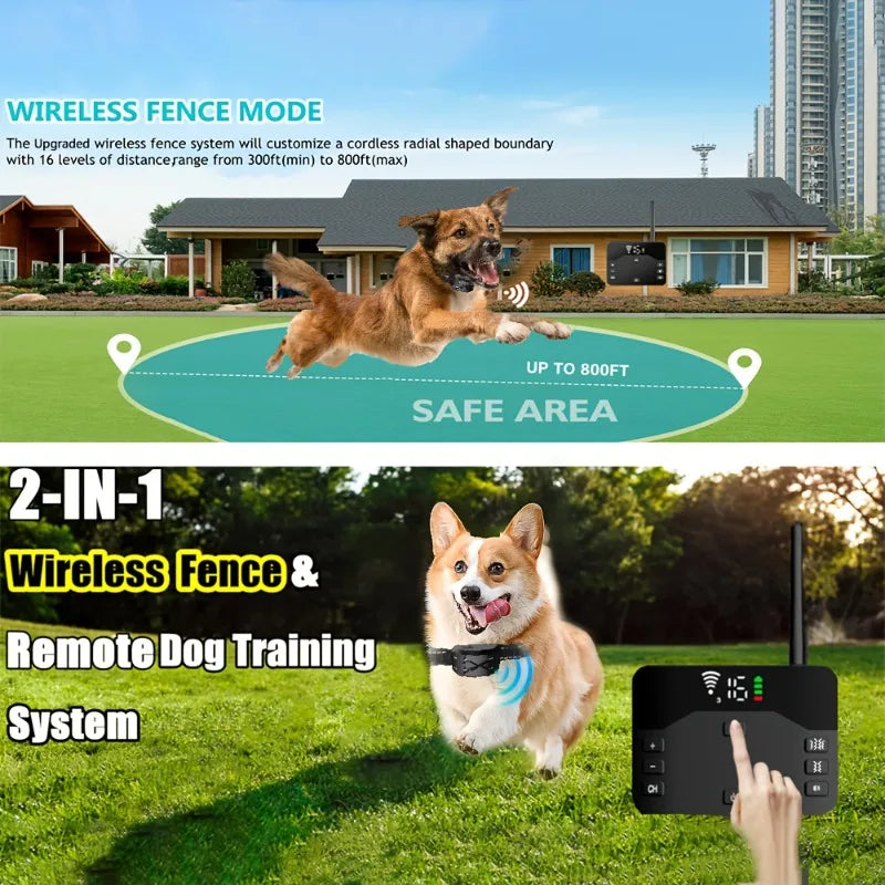 Wireless Fence Training Collar