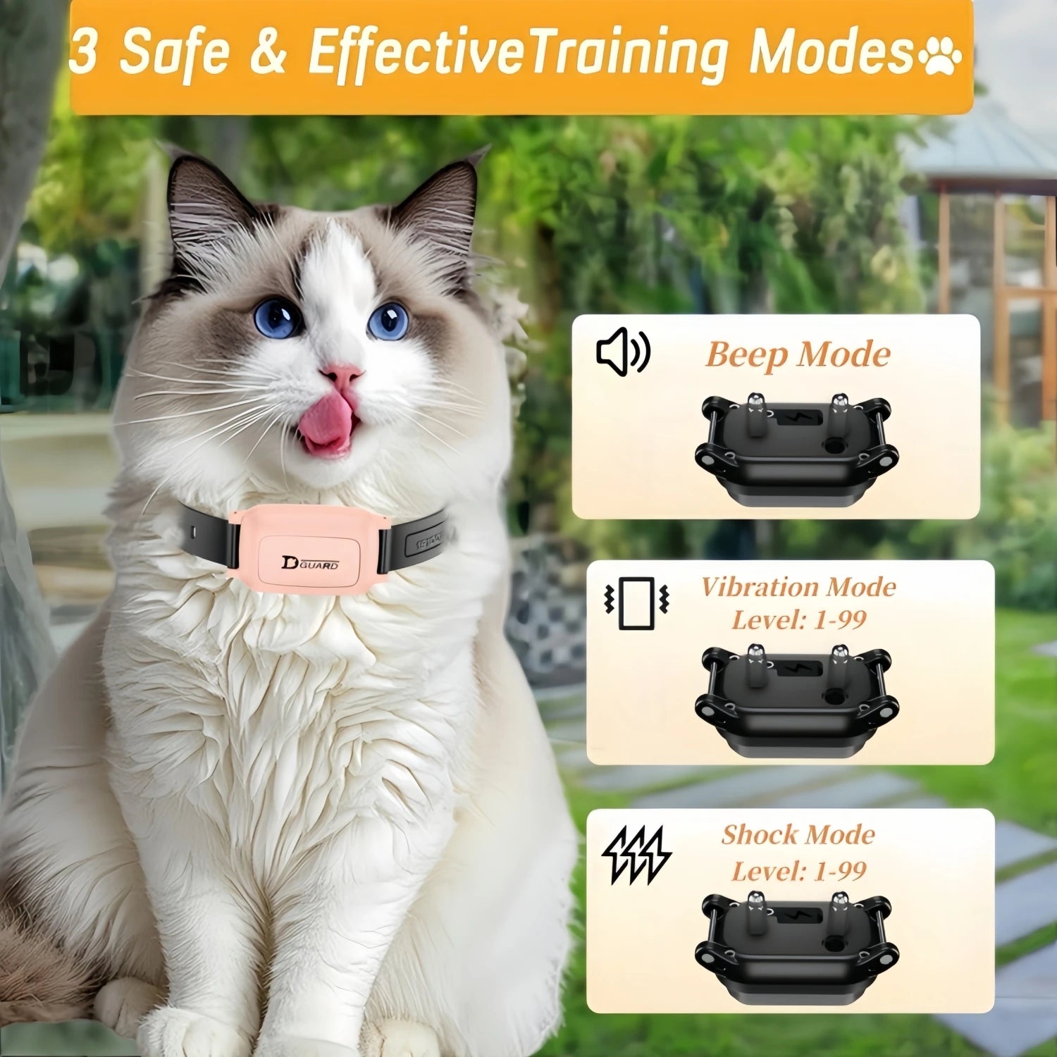 Remote Cat Training Collar