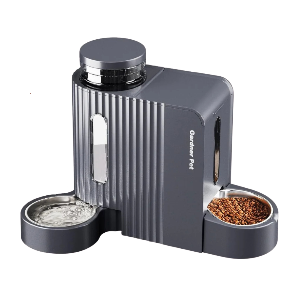 Gravity Pet Feeder & Water Set (Steel)